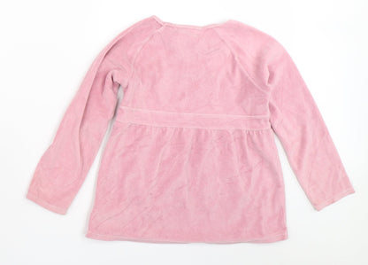 Back view of Vertbaudet girls’ pink jumper, size 8, years