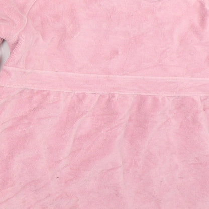 Brand and care label for Vertbaudet girls’ pink jumper, size 8, years