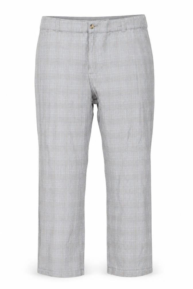 Front view of Cotton Traders women’s grey trousers, size UK 46, 29.5-inch leg