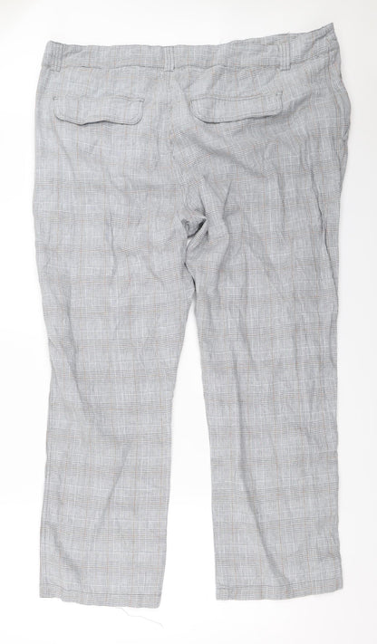 Cotton Traders Womens Grey   Trousers  Size 46 L29.5 in
