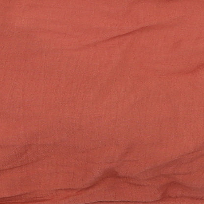 Brand and care label for Iisla & Bird women’s orange cropped blouse, size UK 6