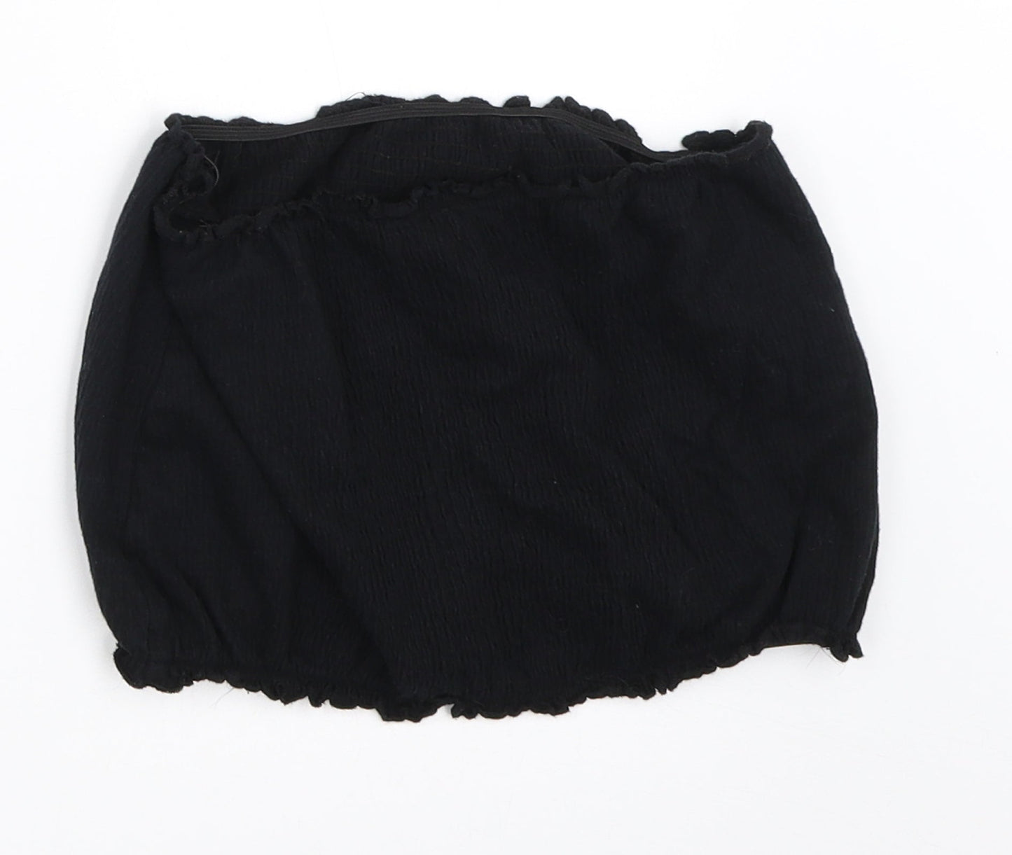 New Look Girls Black   Cropped T-Shirt Size 14-15 Years