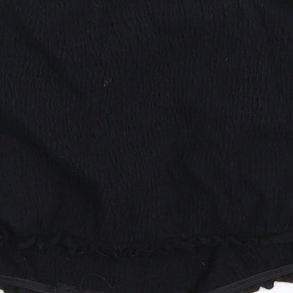 New Look Girls Black   Cropped T-Shirt Size 14-15 Years