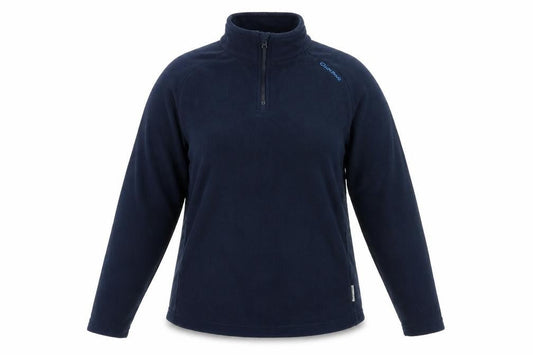 Womens UK Size M Quechua Blue Henley Jumper