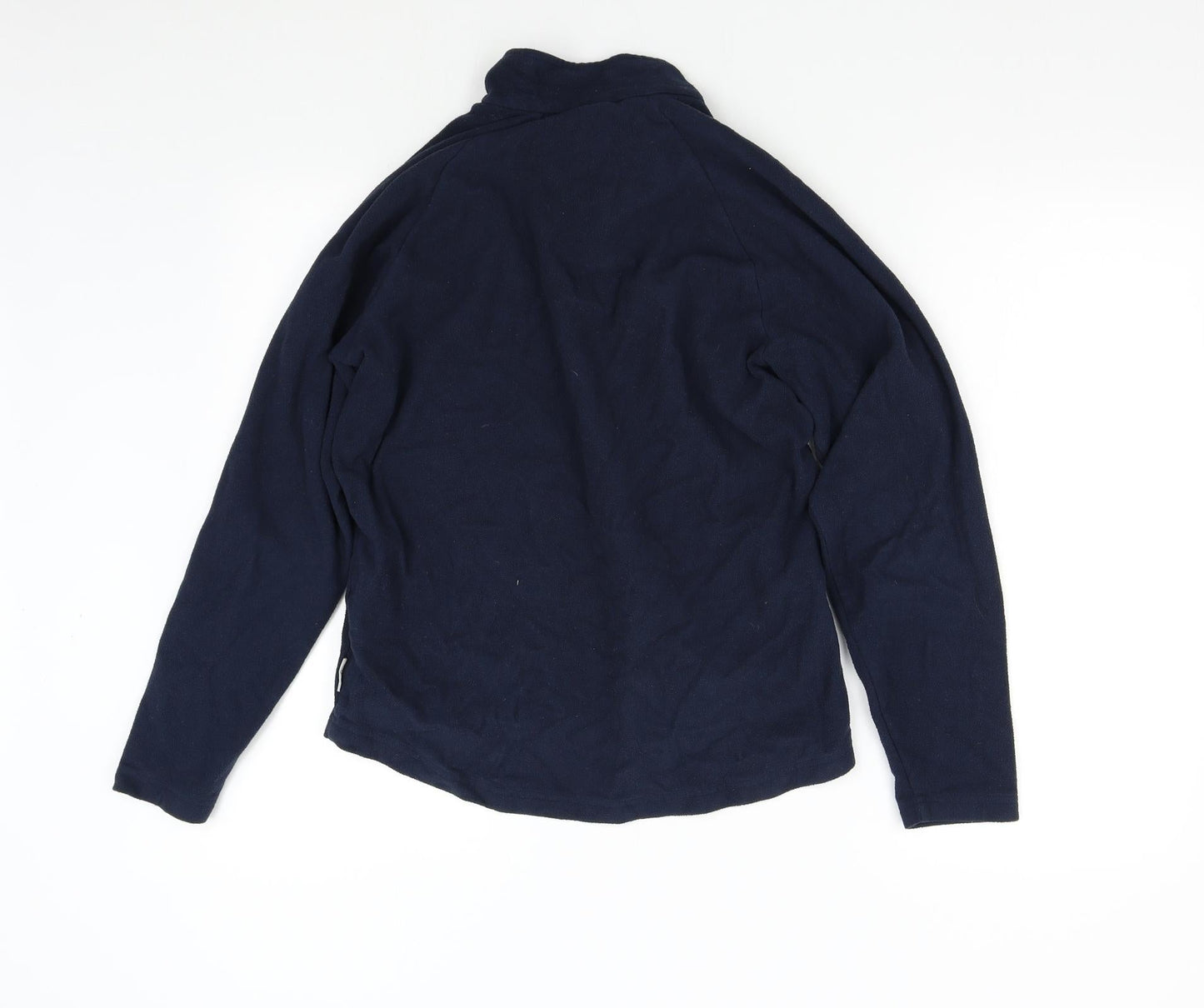 Womens UK Size M Quechua Blue Henley Jumper