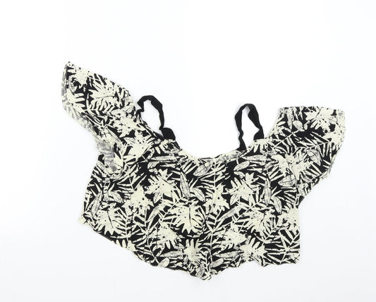 Miss Selfridge Womens Multicoloured Floral  Basic Blouse Size 14