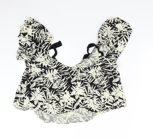 Miss Selfridge Womens Multicoloured Floral  Basic Blouse Size 14