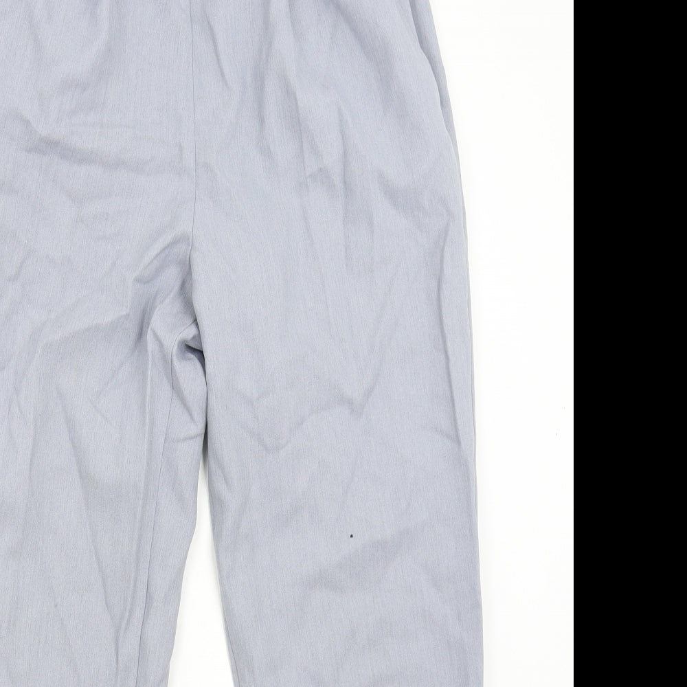 Womens UK Size 12 M&S Regular Fit  Grey Trousers
