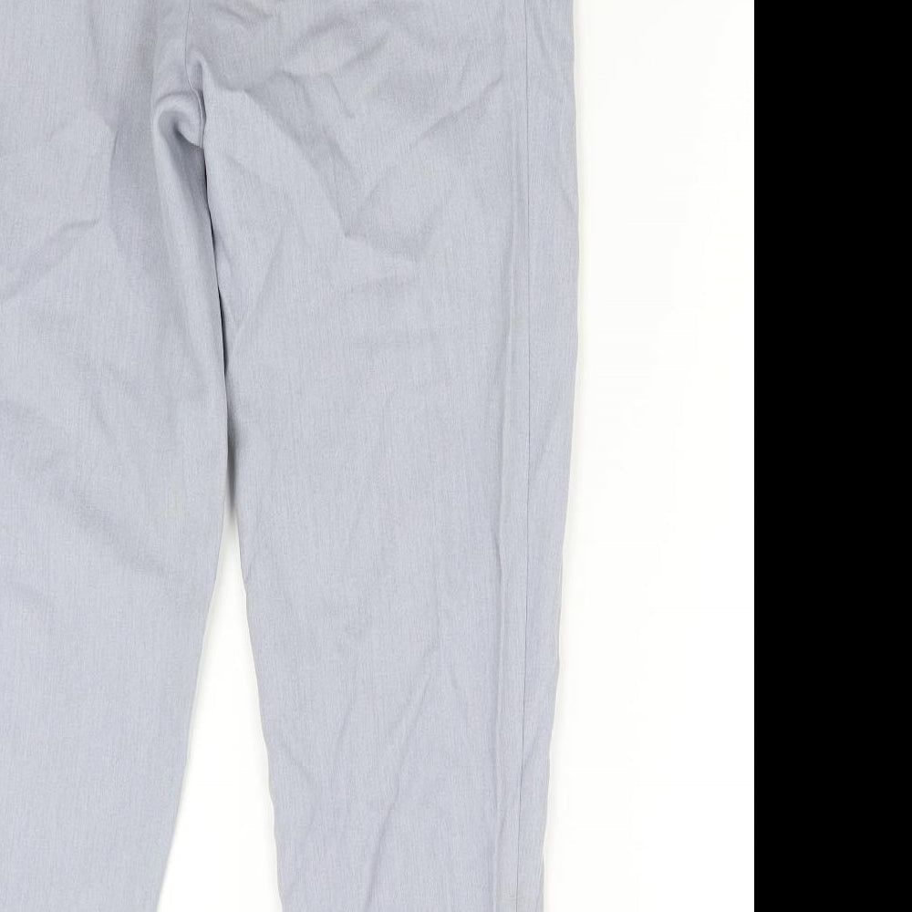 Womens UK Size 12 M&S Regular Fit  Grey Trousers