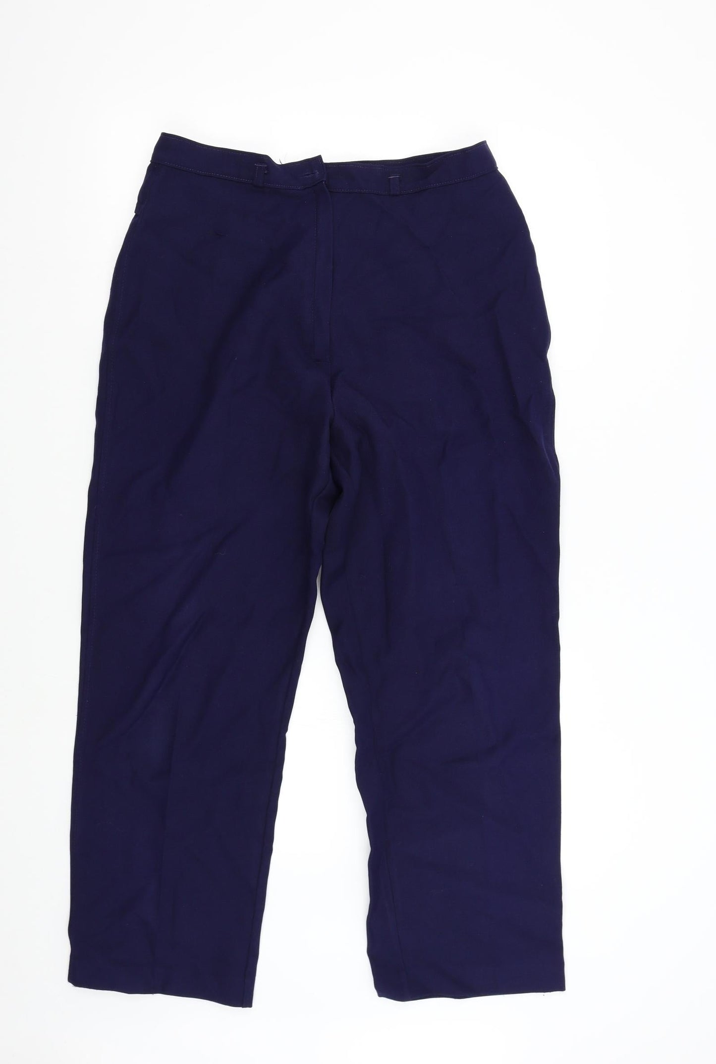 Womens UK Size 18 BHS Regular Fit  Blue Trousers