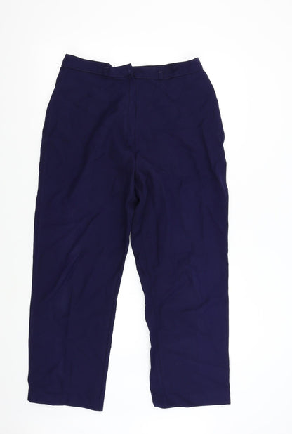 Womens UK Size 18 BHS Regular Fit  Blue Trousers