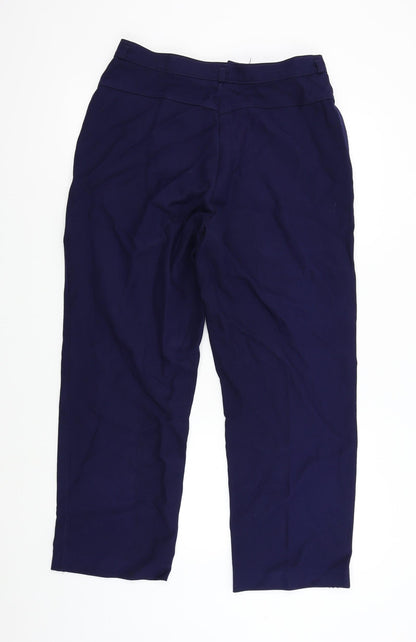Womens UK Size 18 BHS Regular Fit  Blue Trousers