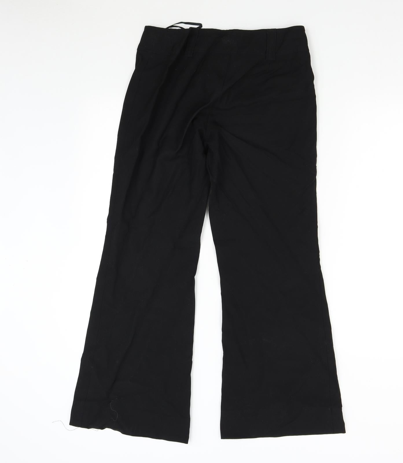 Womens UK Size 12 Dorothy Perkins Regular Fit  Black Trousers