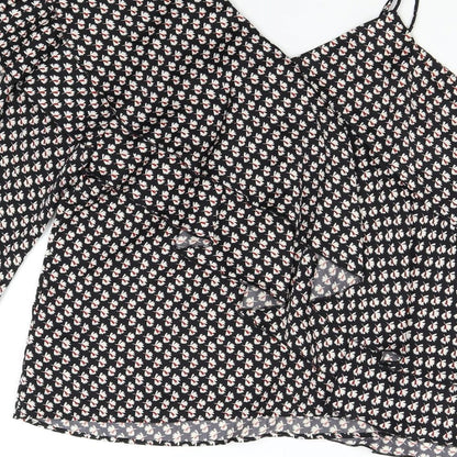 Womens UK Size 12 NEXT Multicoloured Basic Blouse