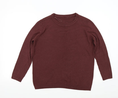 Jacgueline de Yong Mens Red  Knit Pullover Jumper Size M