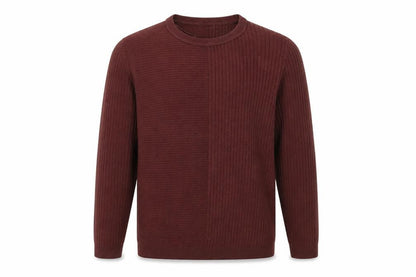 Front view of Jacgueline de Yong men’s red knit jumper, size M