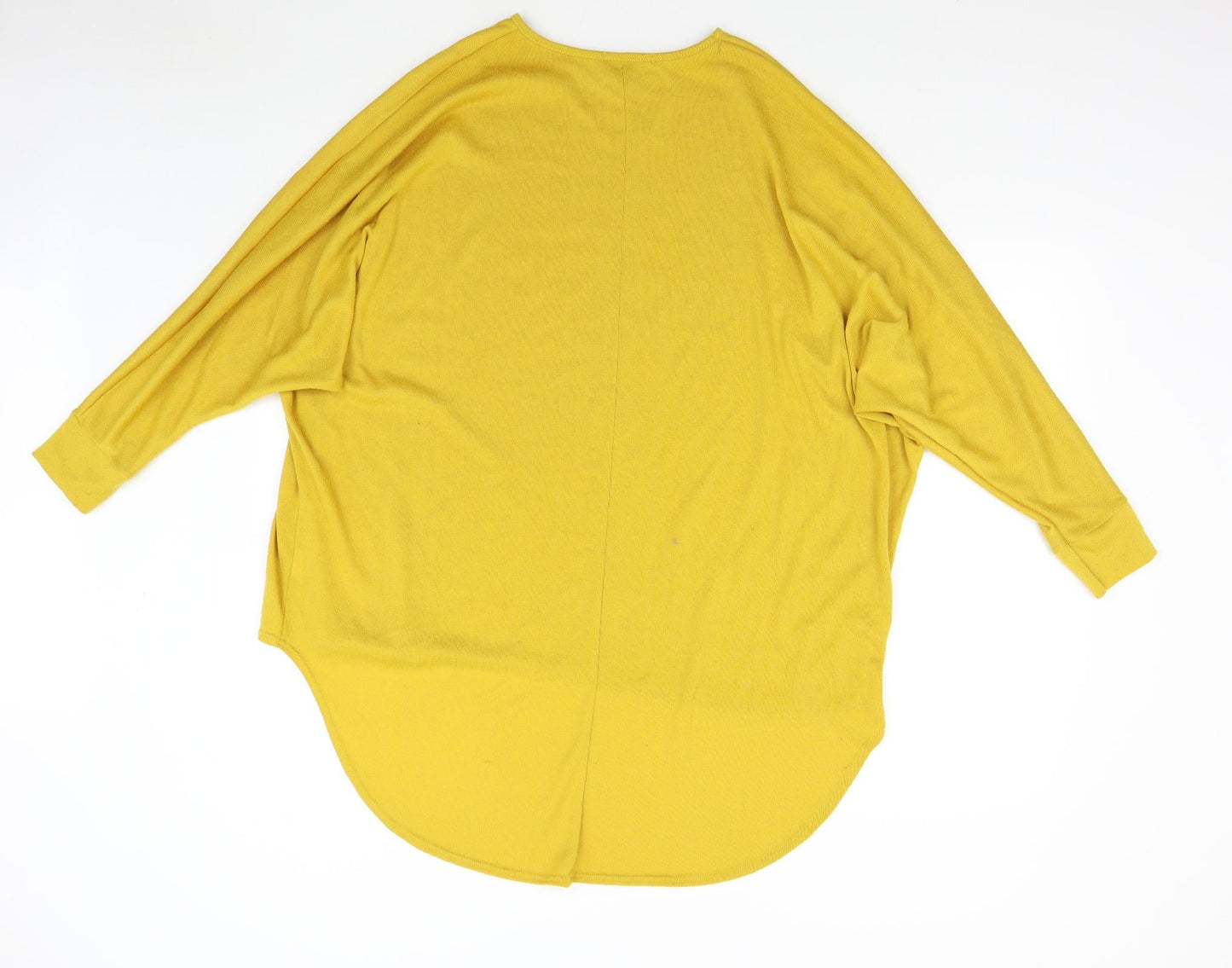 LV Clothing Womens Yellow  Knit Pullover Jumper Size L