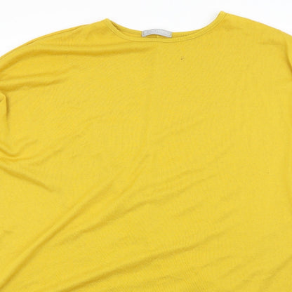 LV Clothing Womens Yellow  Knit Pullover Jumper Size L