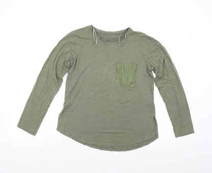 Womens UK Size M Select Green Basic T-Shirt