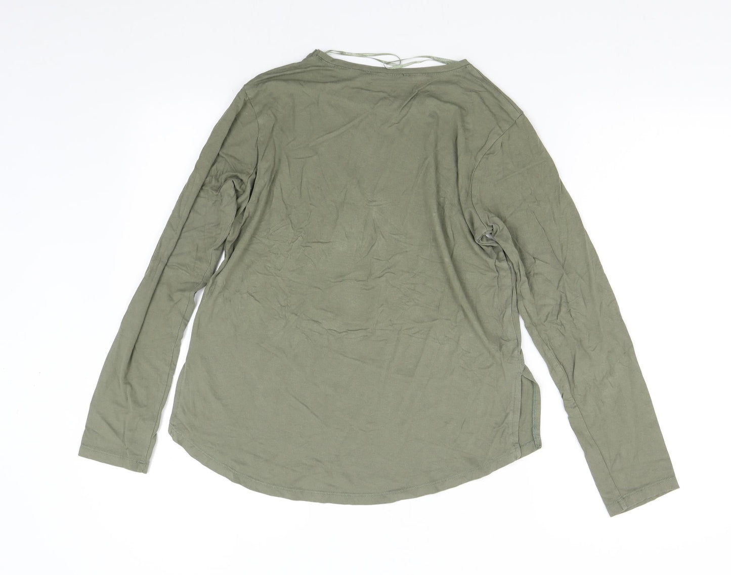 Womens UK Size M Select Green Basic T-Shirt
