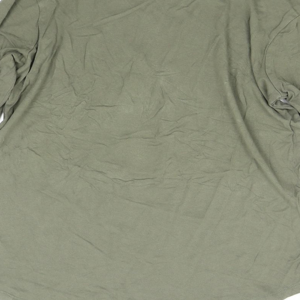 Womens UK Size M Select Green Basic T-Shirt