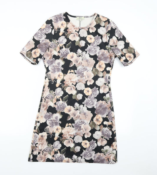Matalan Womens Multicoloured Floral  Shift  Size 10