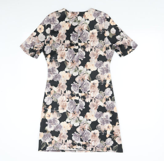 Matalan Womens Multicoloured Floral  Shift  Size 10