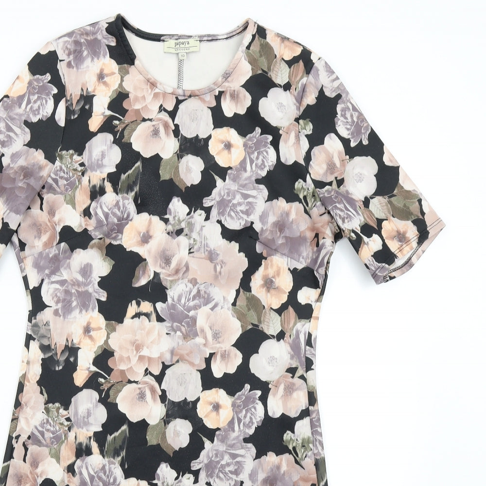 Matalan Womens Multicoloured Floral  Shift  Size 10