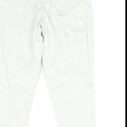 Primark Womens Grey  Denim Tapered Jeans Size 14 L27 in