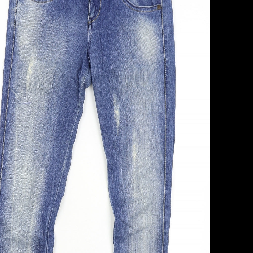 Bershka Womens Blue  Denim Skinny Jeans Size 38 L31 in