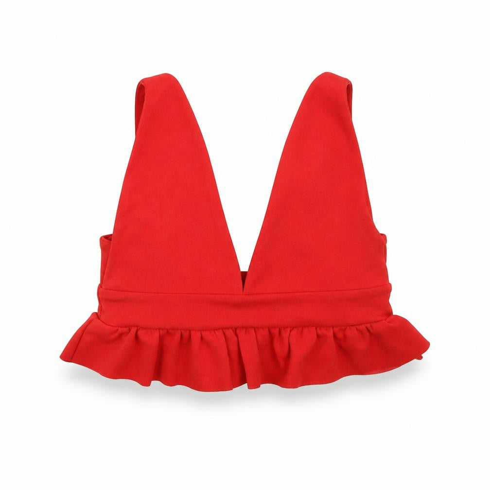 Womens UK Size 12 Prague Red Cropped Tank
