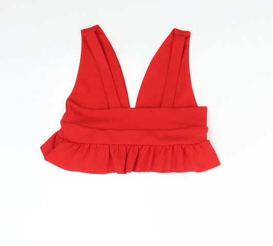 Prague Womens Red   Cropped Tank Size 12