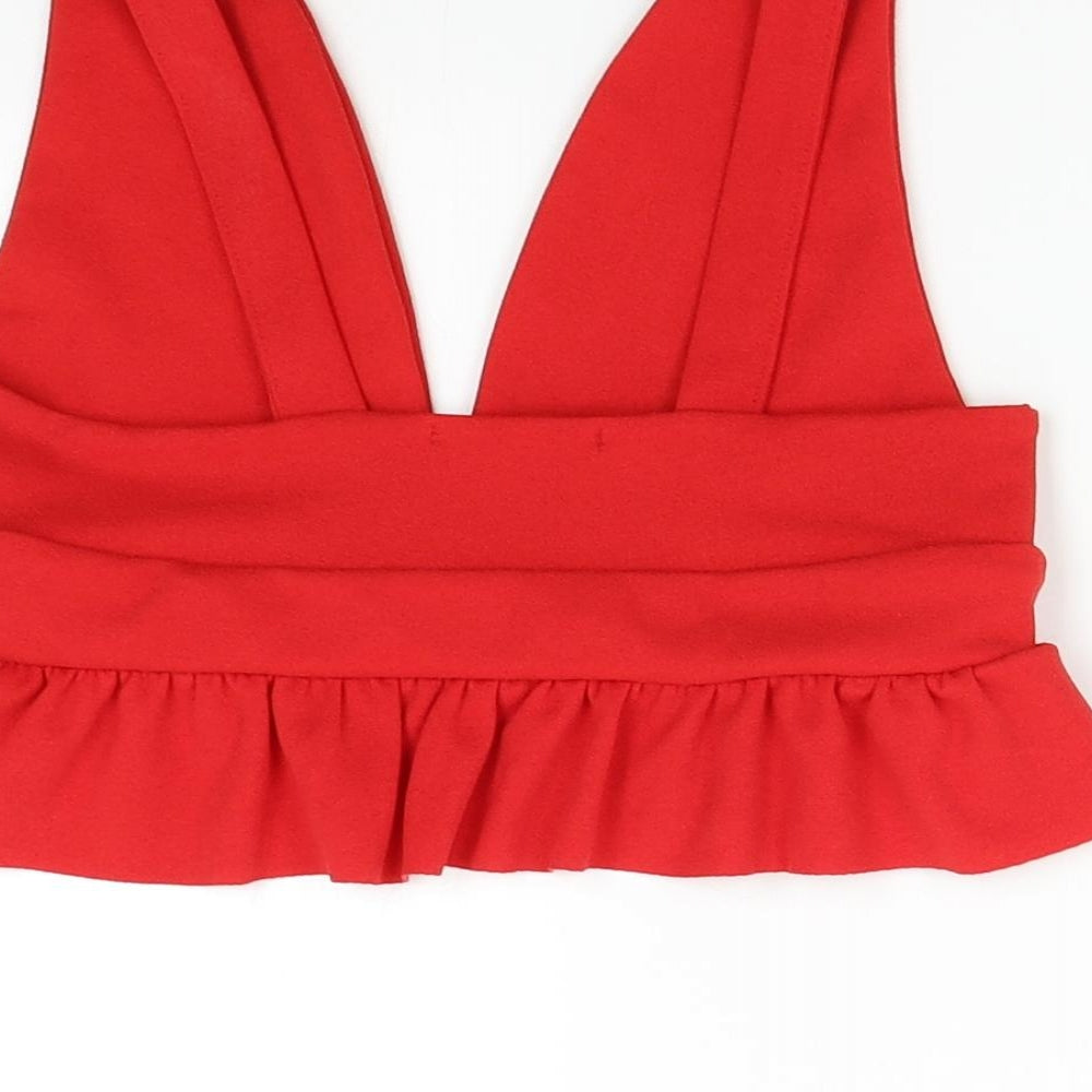 Prague Womens Red   Cropped Tank Size 12