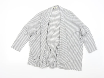 Womens UK Size 14 Matalan Grey Cardigan Jumper
