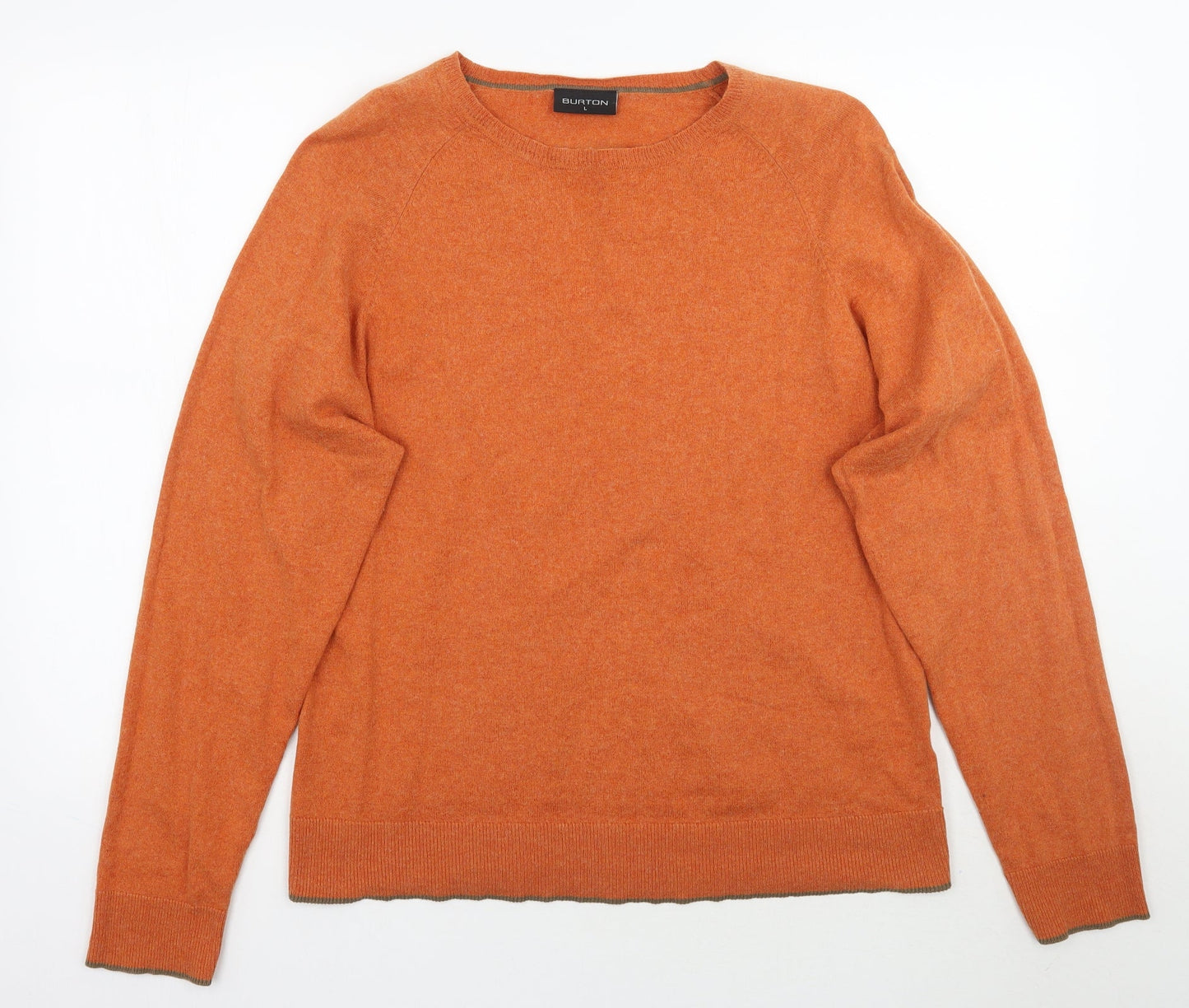 Burton Mens Orange   Pullover Jumper Size L