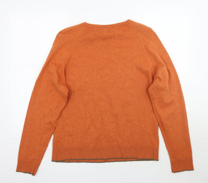 Burton Mens Orange   Pullover Jumper Size L