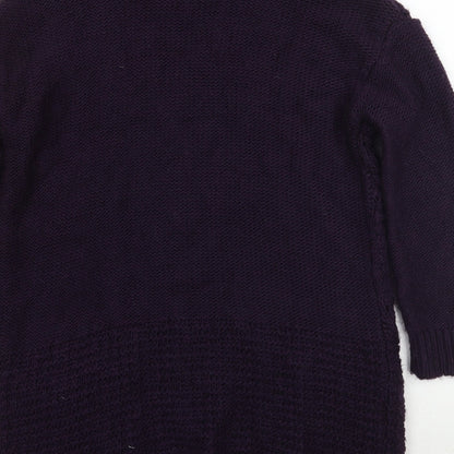 TU Womens Purple   Cardigan Jumper Size 8