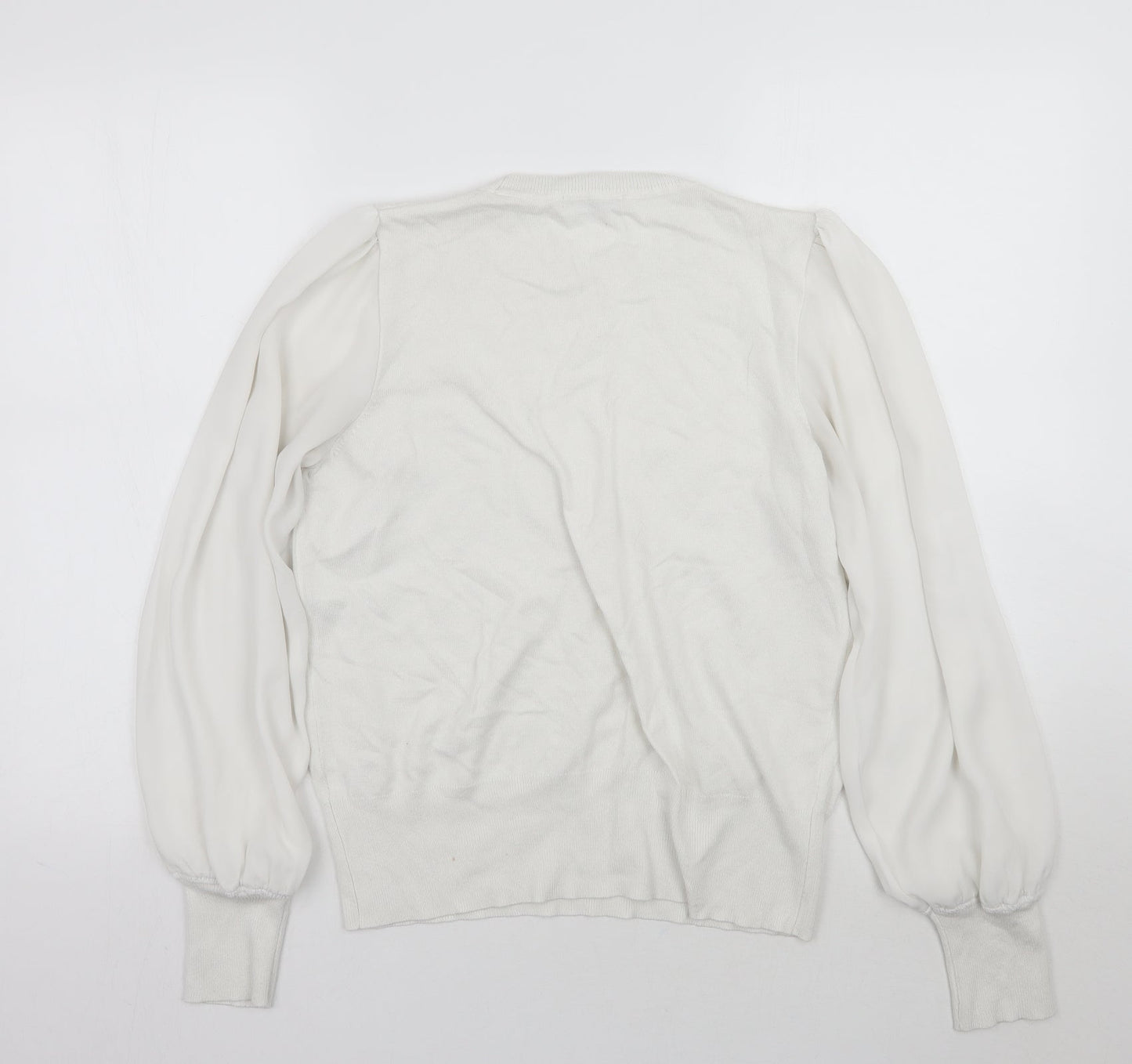 TU Womens White   Pullover Jumper Size 14