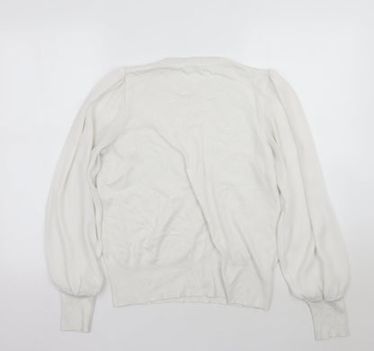TU Womens White   Pullover Jumper Size 14