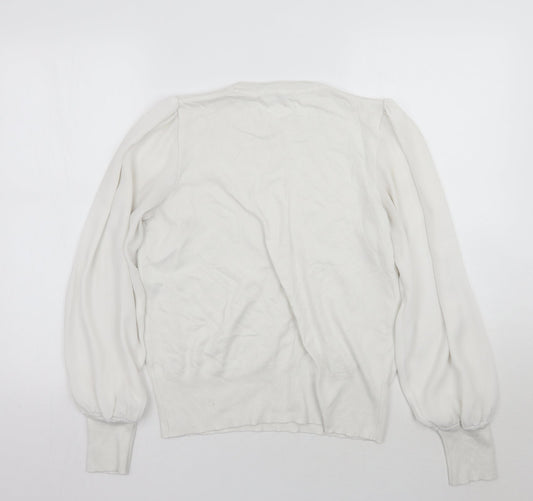 TU Womens White   Pullover Jumper Size 14