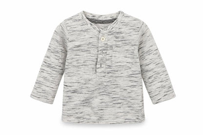 Front view of George Baby Grey Pullover T-Shirt, size 0-3, Months