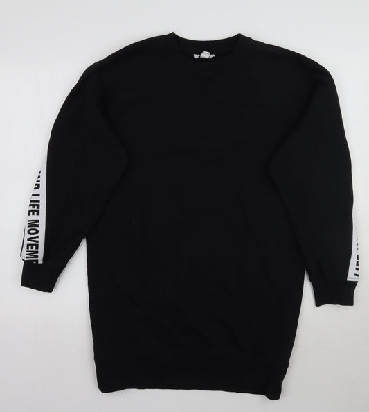 Womens UK Size 10 Topshop Black Pullover Jumper