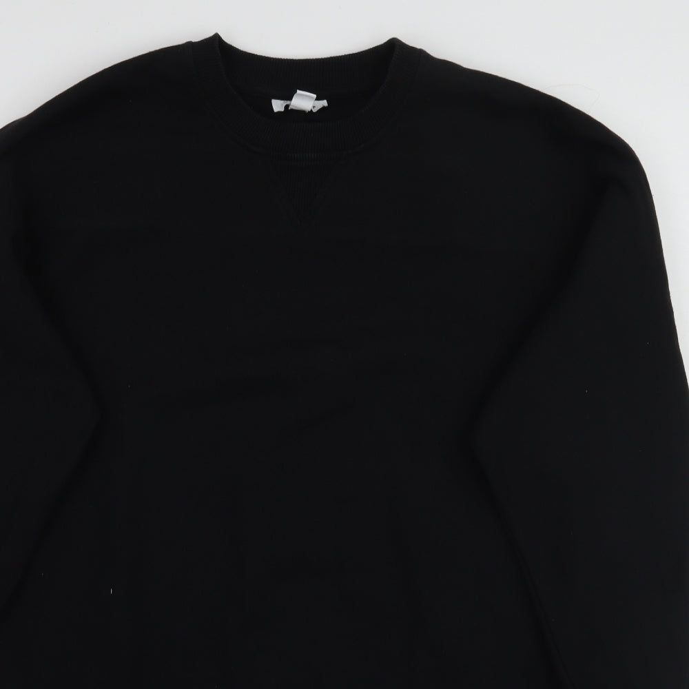 Womens UK Size 10 Topshop Black Pullover Jumper