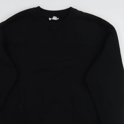 Womens UK Size 10 Topshop Black Pullover Jumper