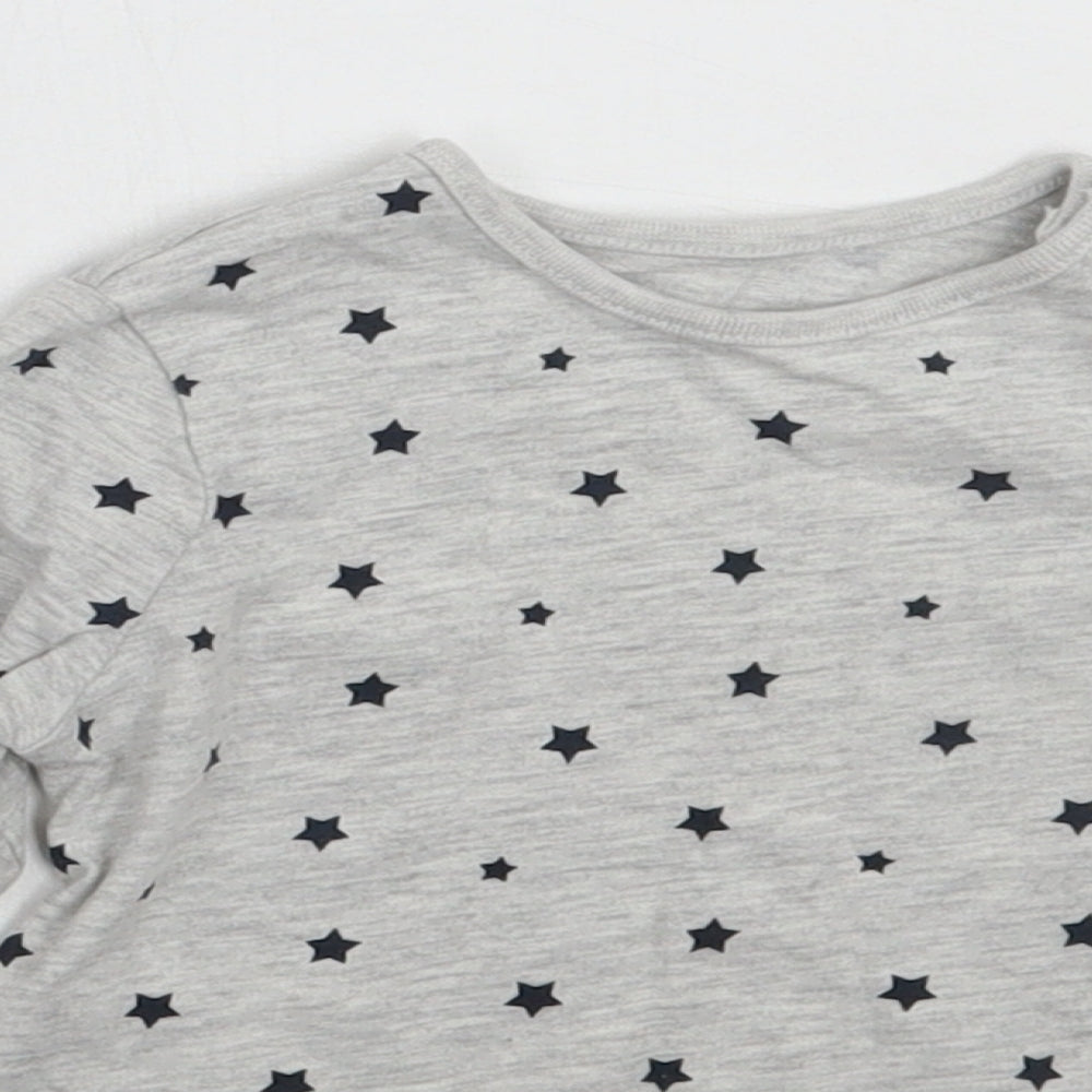 TU Baby Grey Geometric  Basic T-Shirt Size 6-9 Months