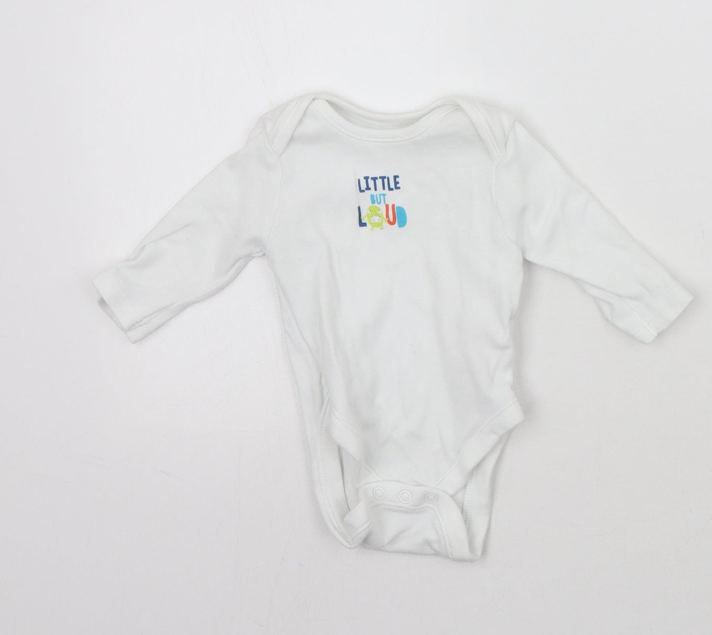 Primark Baby White   Babygrow One-Piece Size 0-3 Months