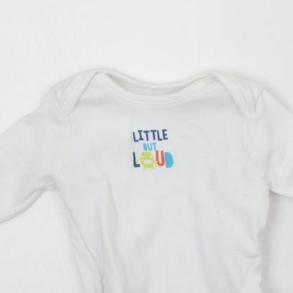 Primark Baby White   Babygrow One-Piece Size 0-3 Months
