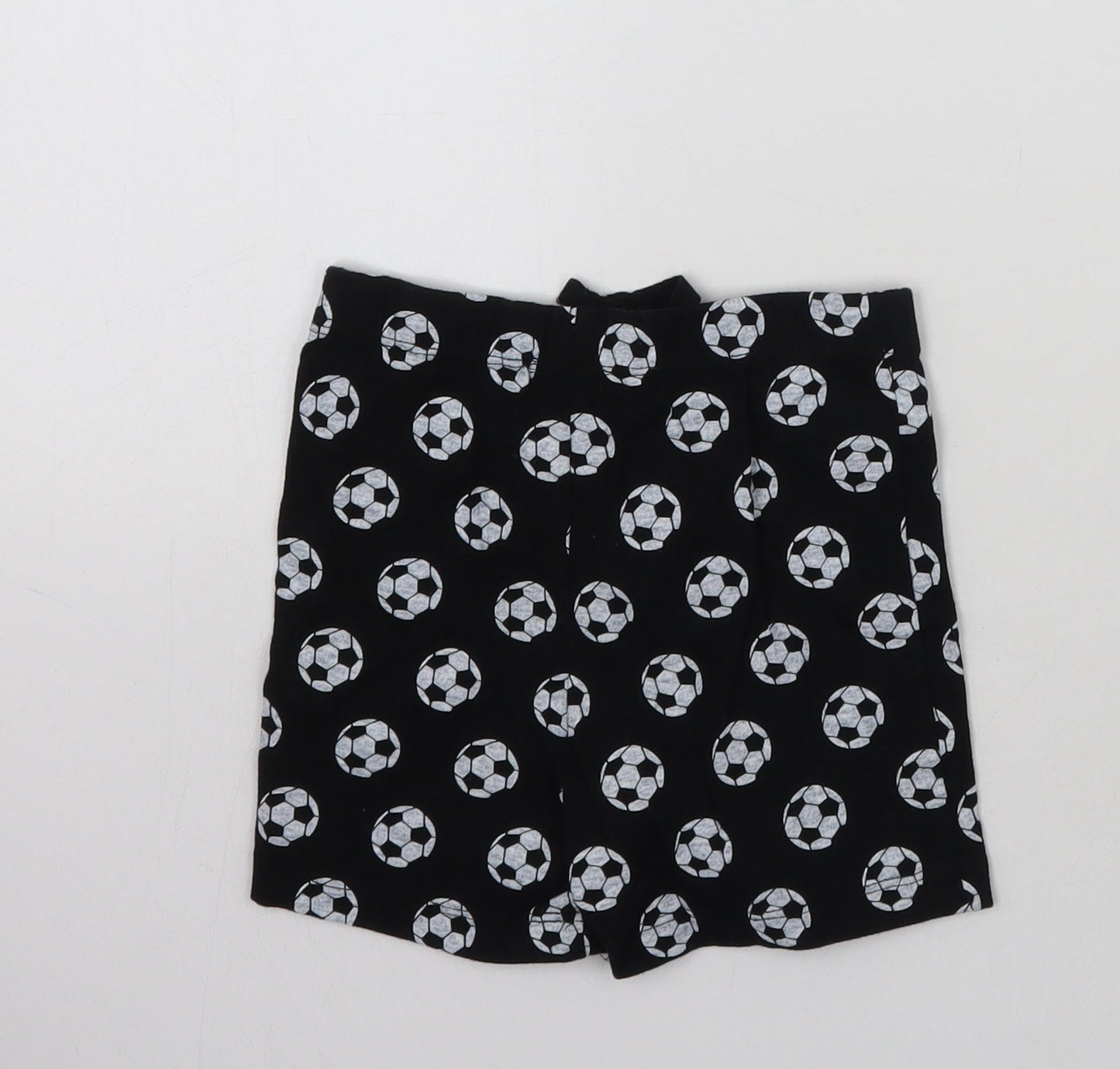 Primark Boys Black Geometric  Cropped Trousers Size 12-18 Months