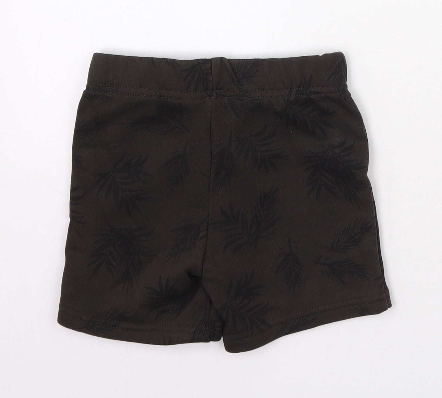 Primark Baby Brown Floral  Cropped Trousers Size 12-18 Months
