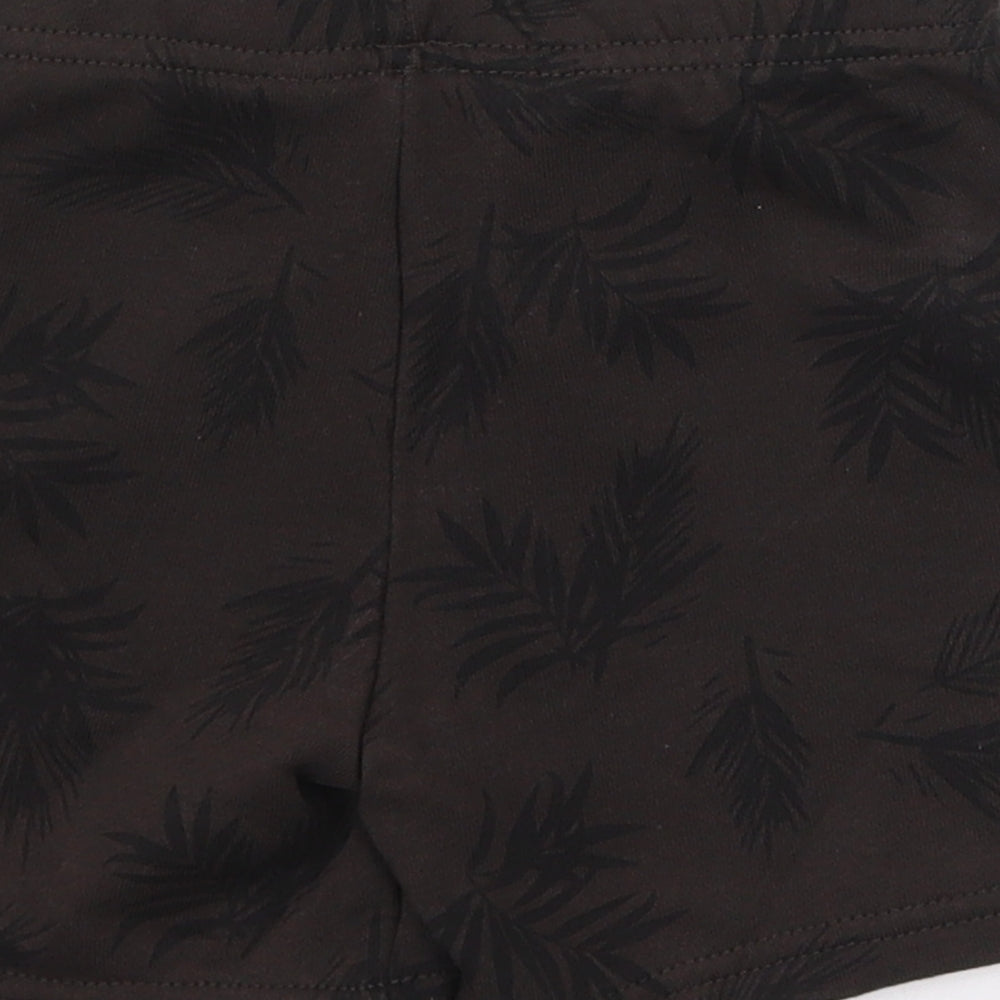 Primark Baby Brown Floral  Cropped Trousers Size 12-18 Months